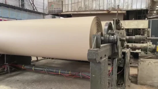 4200 ミリメートル段ボール紙クラフト紙フルーティング紙白トップ紙段ボール紙製造機